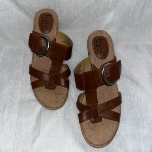 Women’s b.o.c Brown Leather Wedge